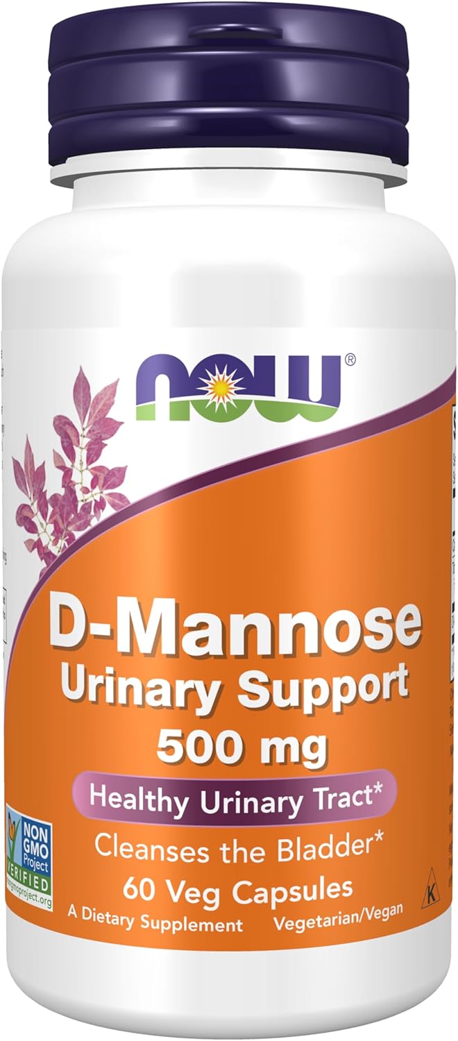 D-Mannose 500 mg, 60 Veg Capsules B6074