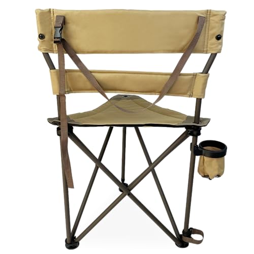 Black Tripod Hunting Stool with Steel Frame P50544