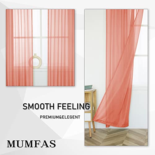 Dusty Blue Tab Top Semi Sheer Curtains, 52 x 72 inches, 2 Panels T8459