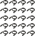 20 Pack 6.5FT 3-Pin DMX Cable Stage Light Wire N353