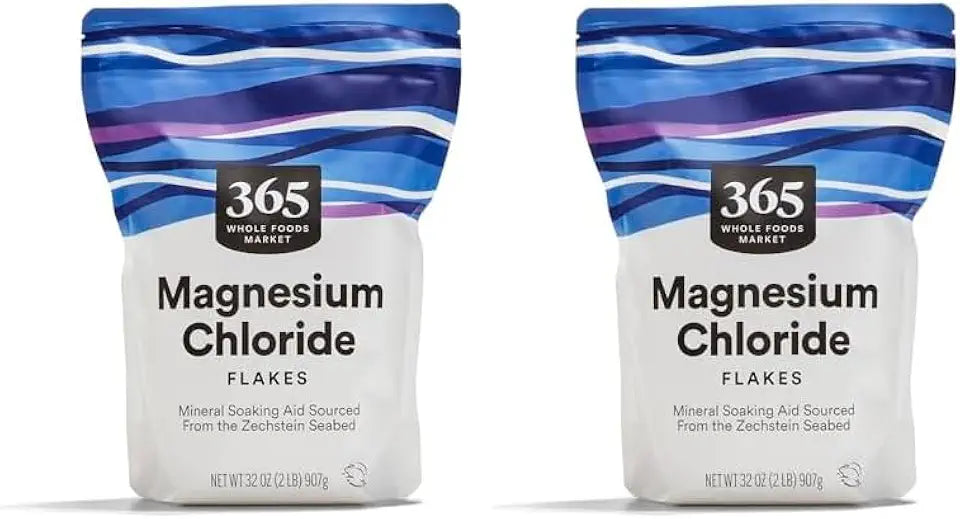 Magnesium Chloride Flakes 32 Ounce Pack of 2 V843