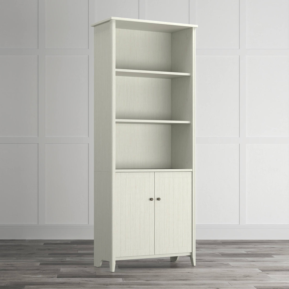 Weathered White Bookcase V635