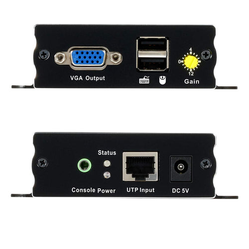 1080P 60Hz USB VGA KVM Extender Over Cat5e Cat6 Ethernet Cable R197