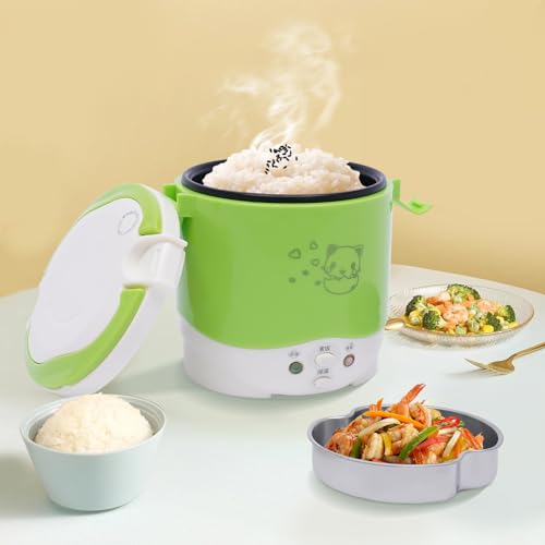 Mini Rice Cooker Steamer 1 Cup 12V 100W B55489