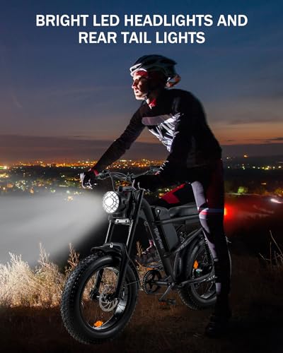 1500W Electric Bike with Full Suspension, 20" Fat Tire, 31.2AH Battery Z3162