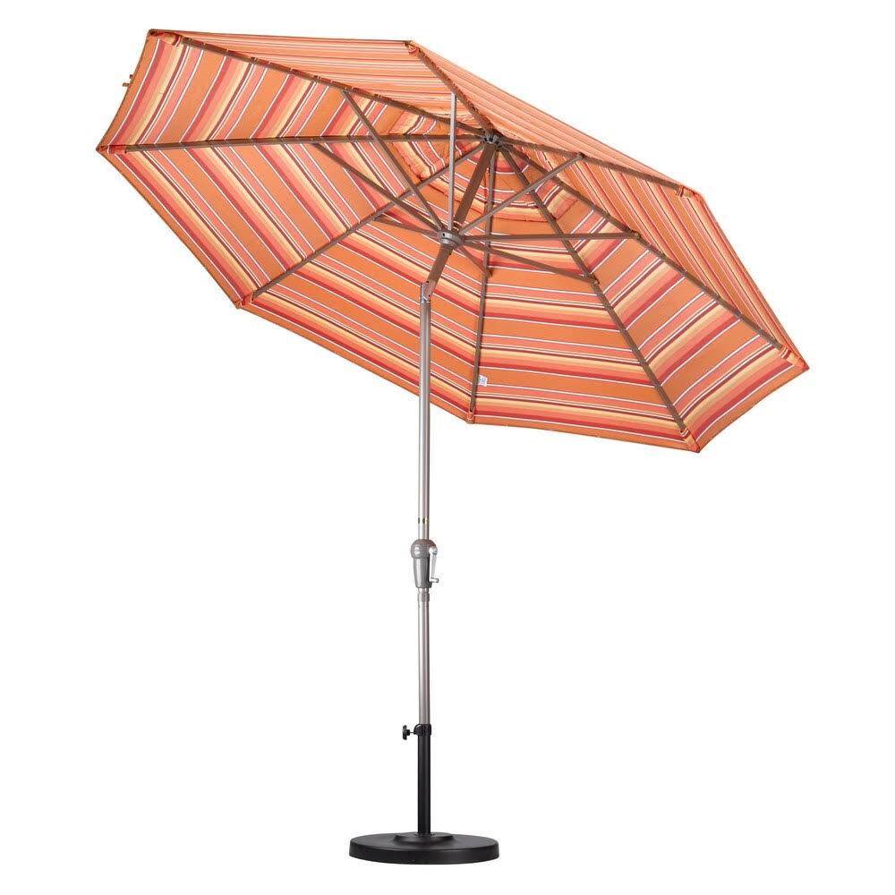 11 ft. Aluminum Auto Tilt Patio Umbrella E469
