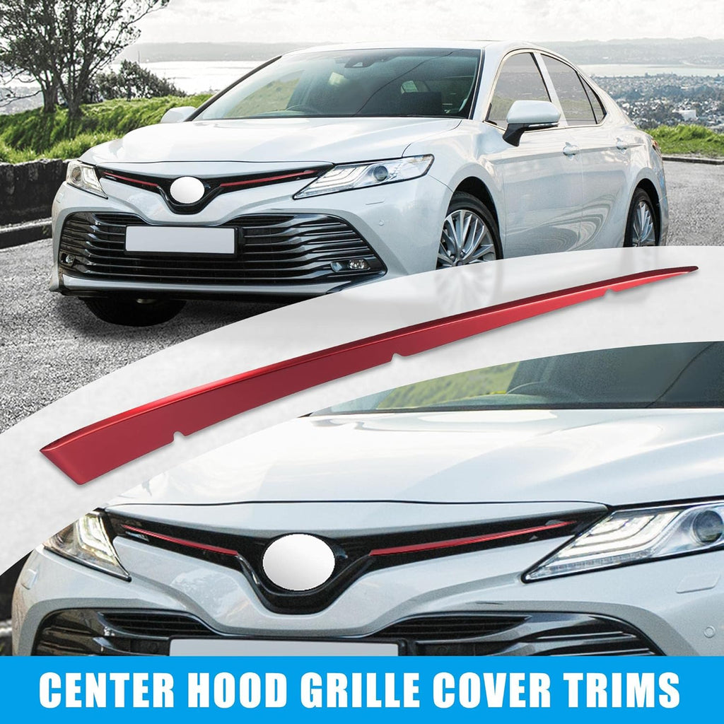 2pcs Front Center Hood Grille Cover Trim G28970
