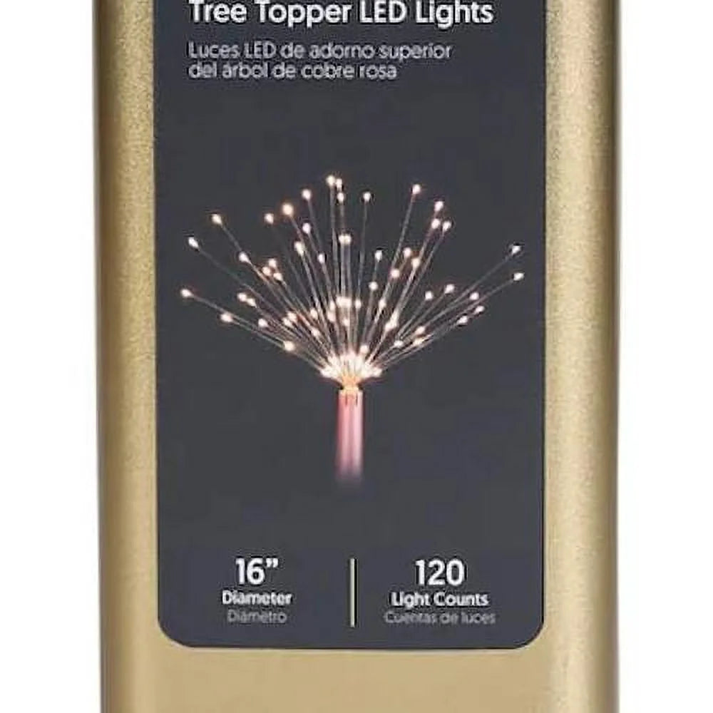 120-Count 1.33-Ft Warm White LED Battery-Operated Indoor Christmas String Lights M943