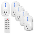 5 Pack Wireless Remote Control Power Outlet L406
