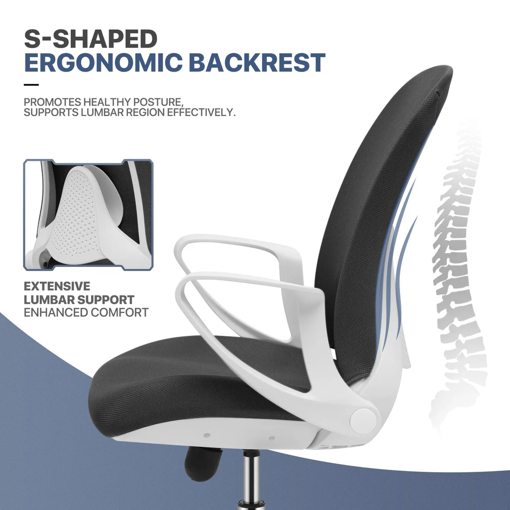 Black Adjustable Ergonomic Mesh Office Chair E970