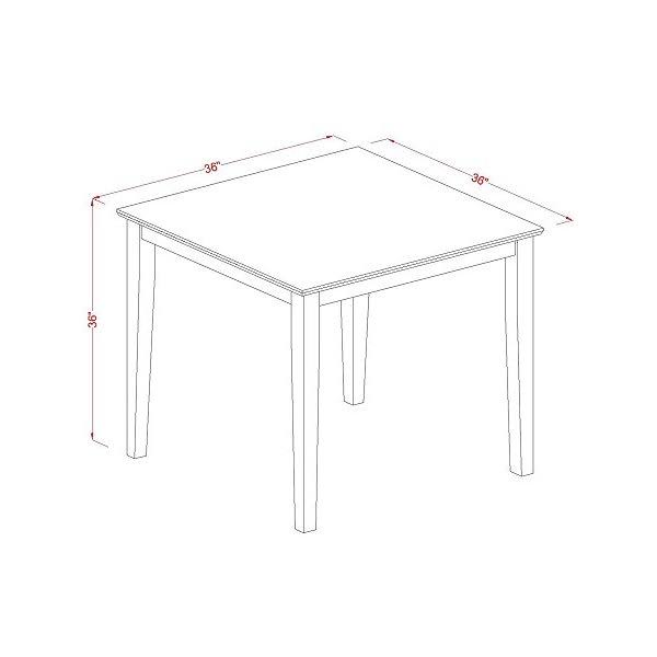 5 Piece High Top Table and 4 Counter Height Chairs Set M1070