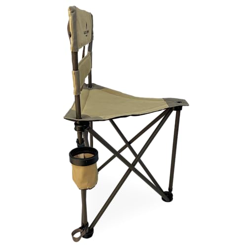 Black Tripod Hunting Stool with Steel Frame P50544