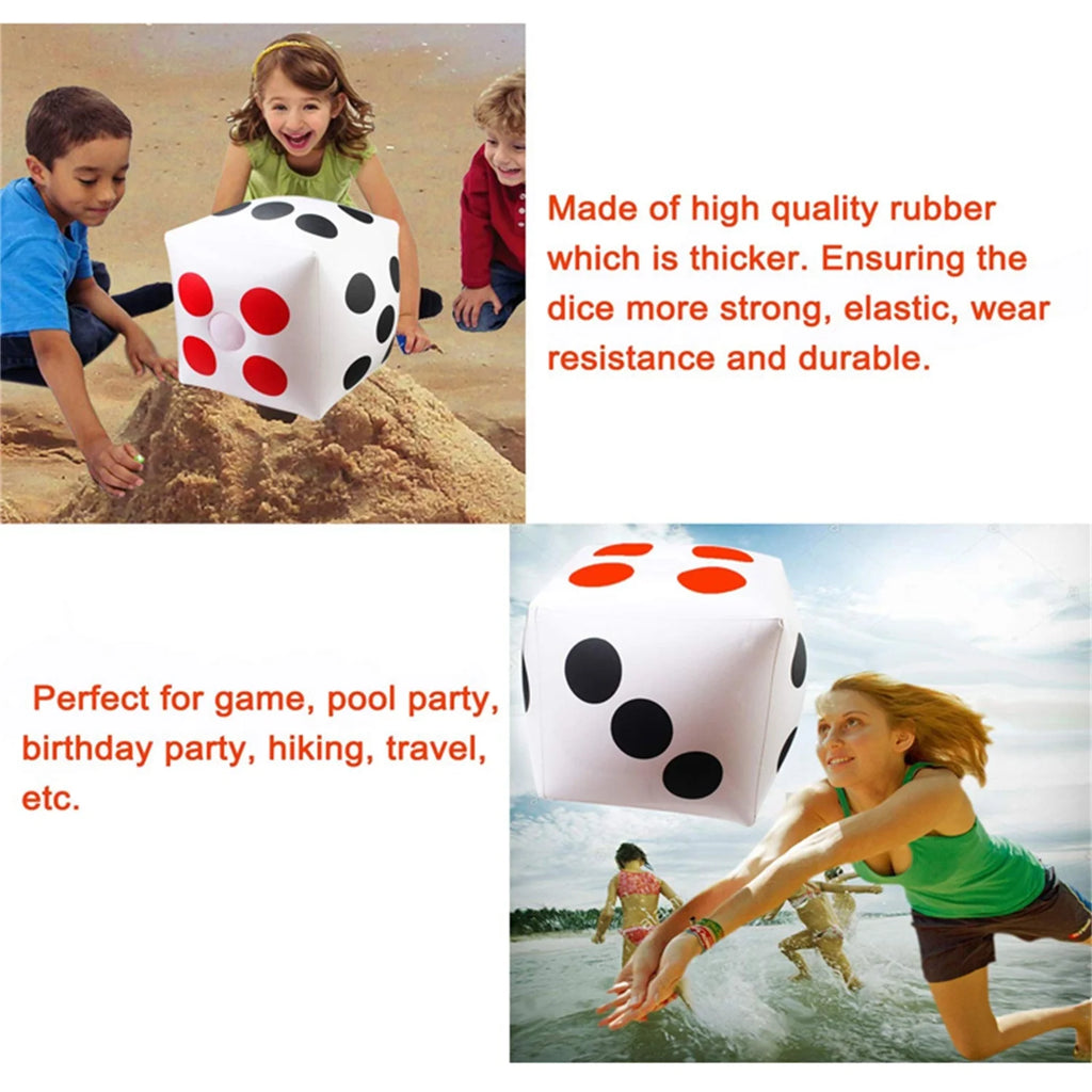 12.6" Jumbo Inflatable Dice Set G43509
