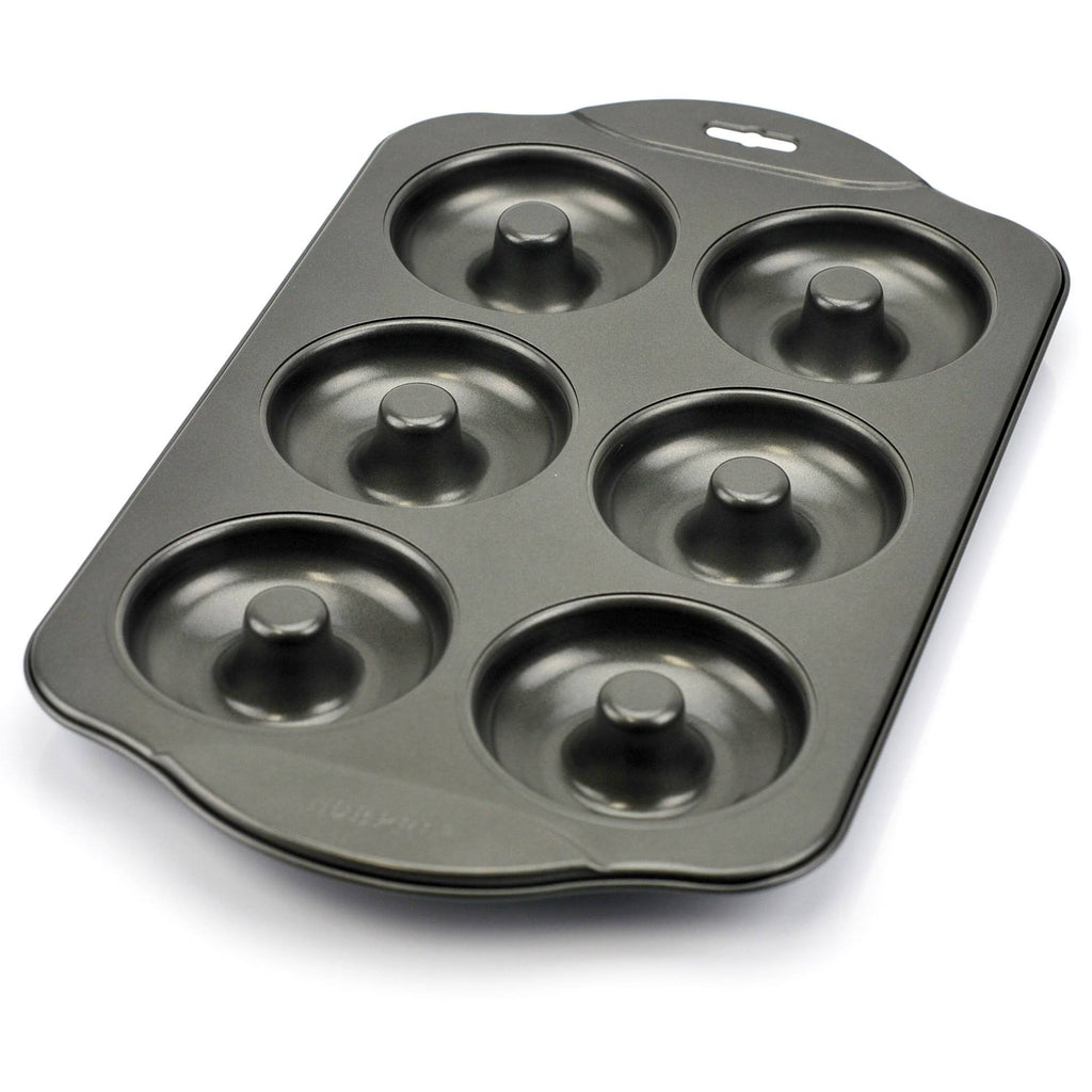 Nonstick Cast Aluminum Mini Donut Pan, 6 Count Z307202
