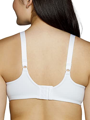 Women's Full Figure Beauty Back Smoothing Bra with Lace, Lightly Lined Cups up to DD I44556