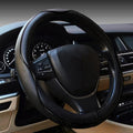 Black Anti-Slip Breathable Steering Wheel Cover S549495