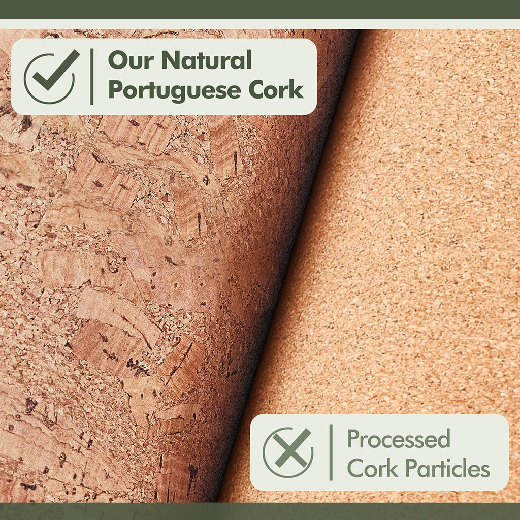 4MM 72” x 26” Cork Yoga Mat Y8425