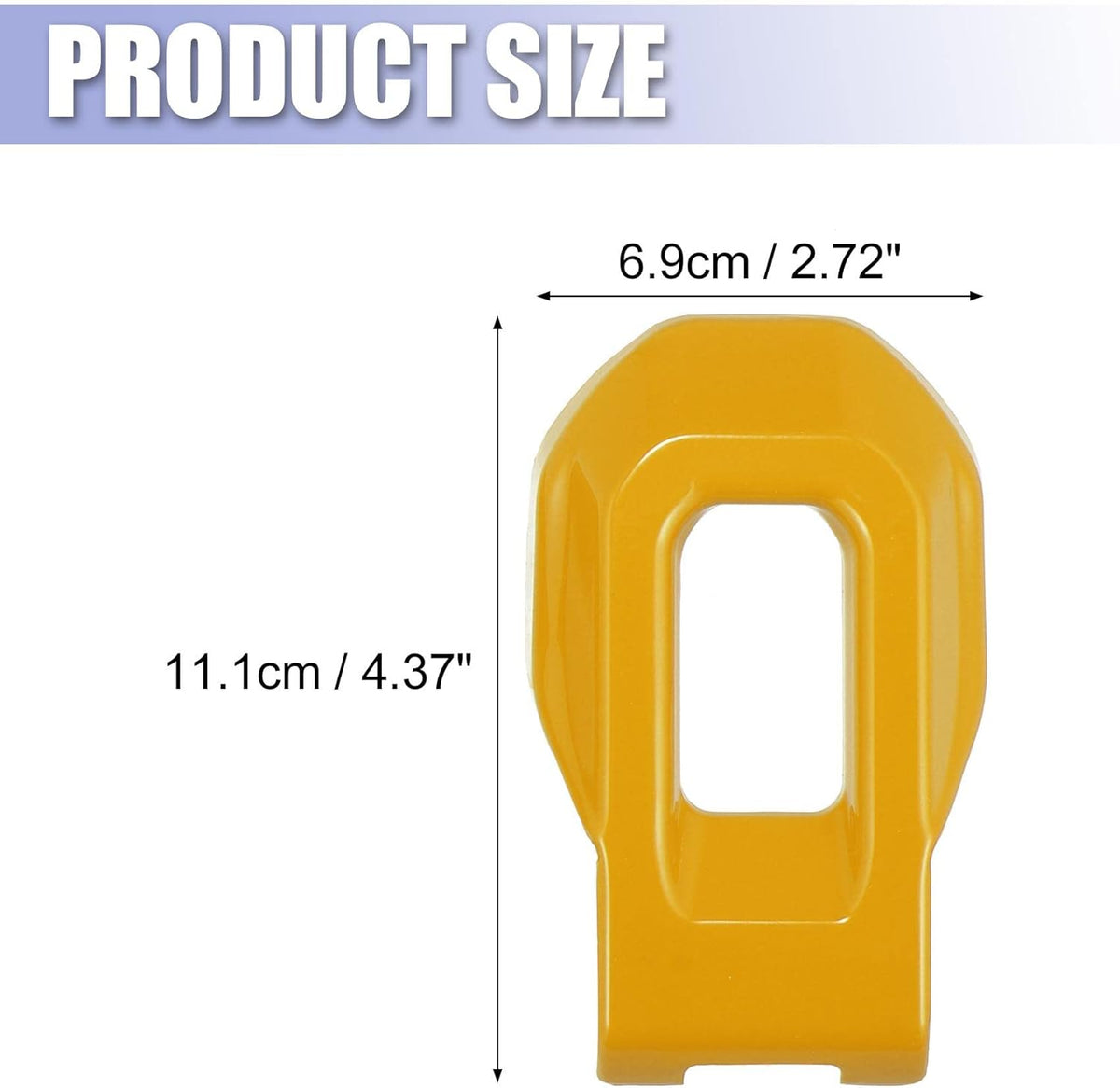 Yellow Hood Latch Lock Catch Brackets Cover for Jeep Wrangler JL JLU Gladiator JT Exterior Trim Accessories Pack of 2 E4520