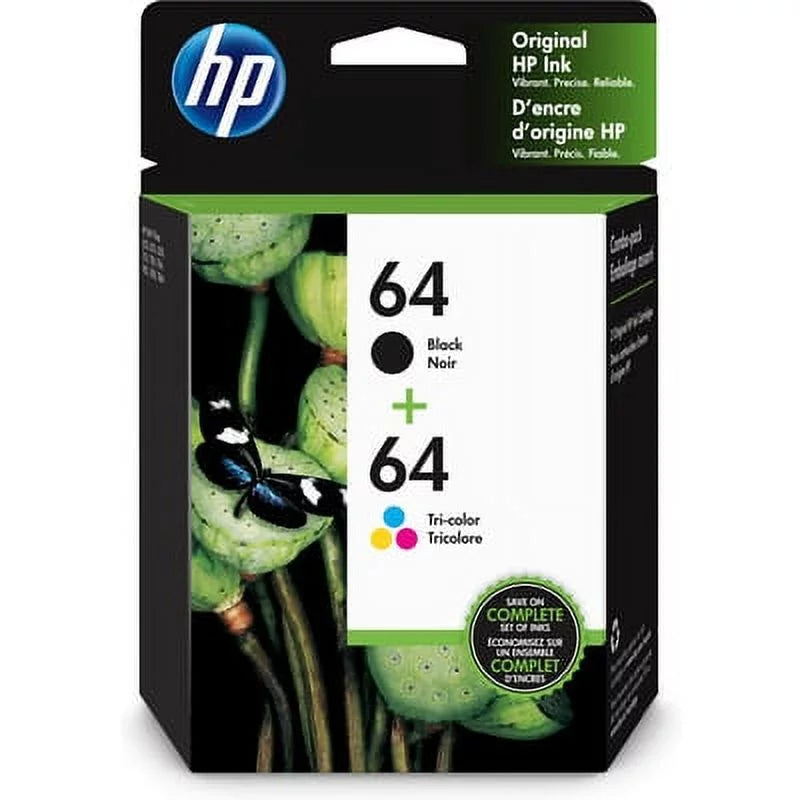 Black Tri-color Ink Cartridges 2-pack H73462