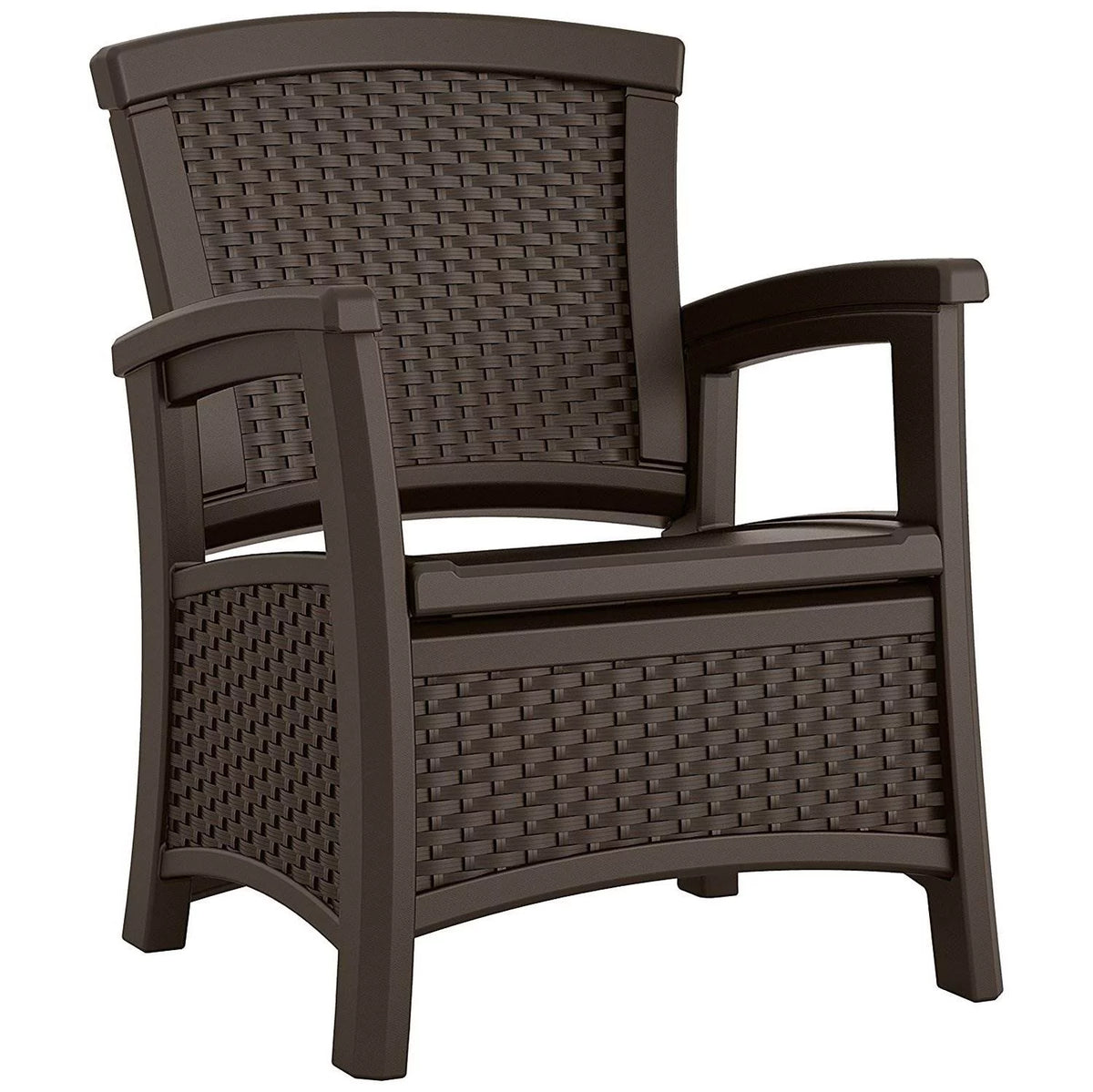 Resin Club Chair with Storage A291127