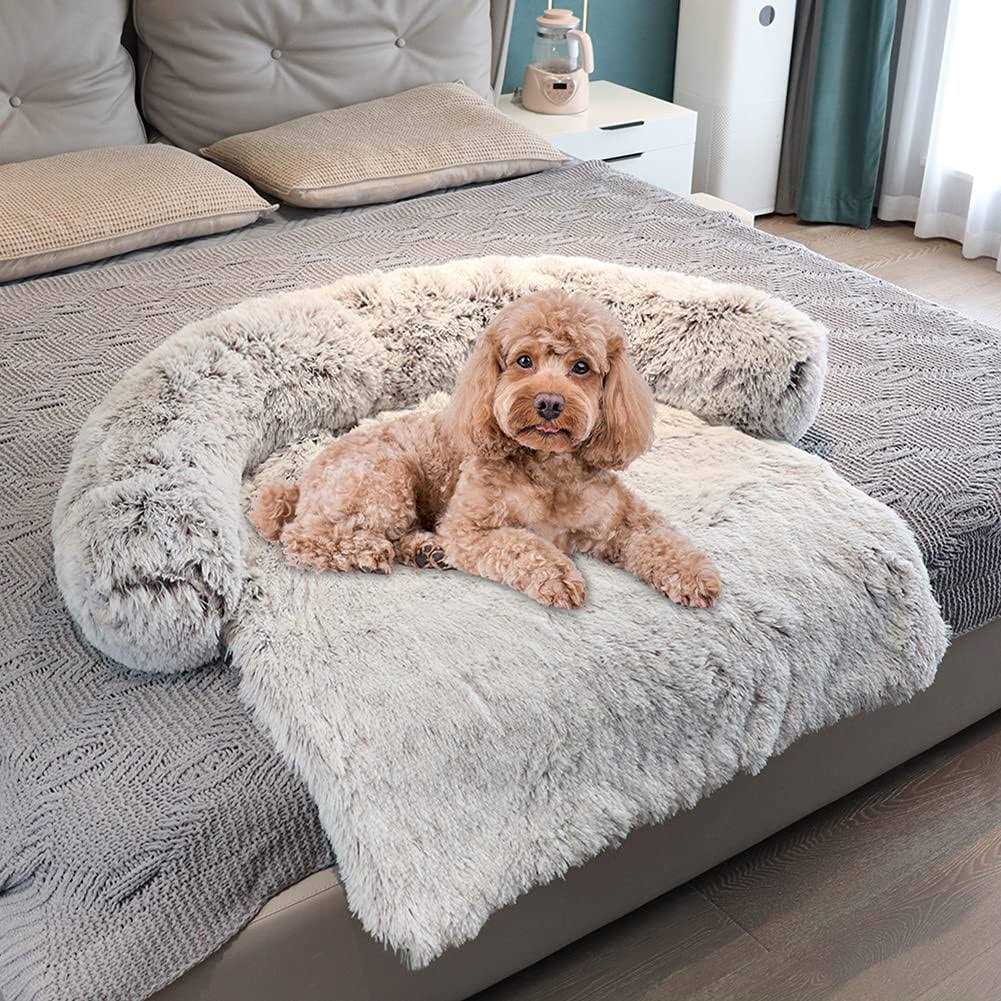Waterproof Plush Dog Bed Y42885