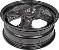 Black 17x6.5 Steel Wheel R173
