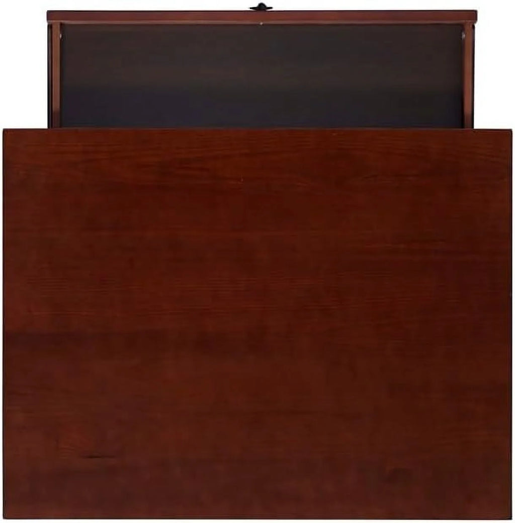 Wood Writing Desk in Antique Tobacco Brown I415014