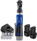 12V Li-ion Cordless 3/8” Ratchet Wrench Tool Kit with 2 Batteries C299951