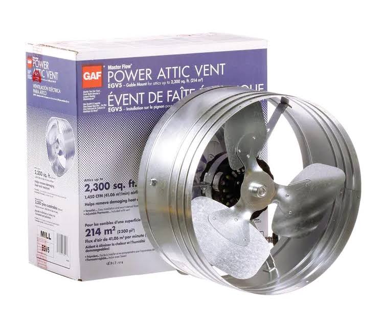 1450 CFM Power Gable Mount Attic Fan A425