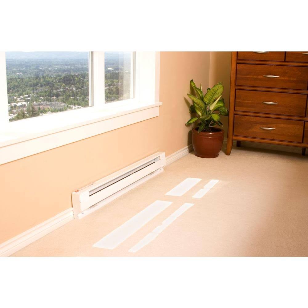 2000W 240V 8 Foot White Electric Baseboard Heater Z8585