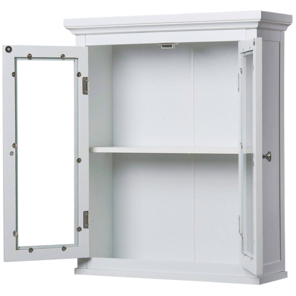Wall Cabinet with 2 Doors, White I8162