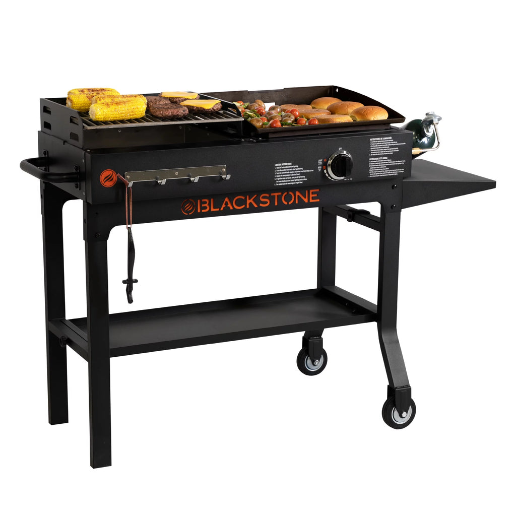 Propane Griddle and Charcoal Grill Combo D8917