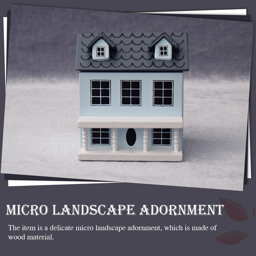Rustic Wooden Dollhouse Ornament V5026