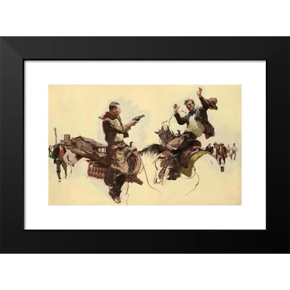 Black Framed Art Print U9459