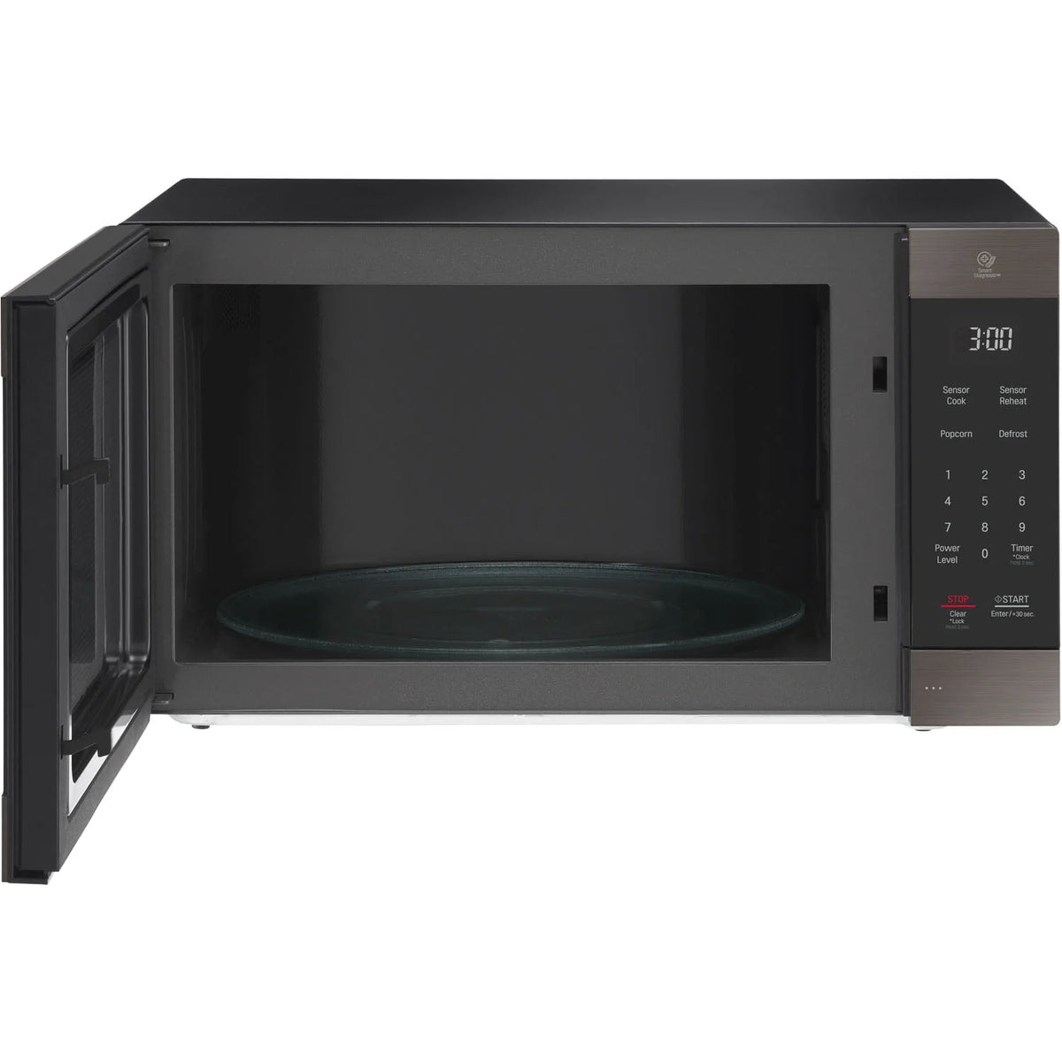 Black Stainless Steel Countertop Microwave V27307