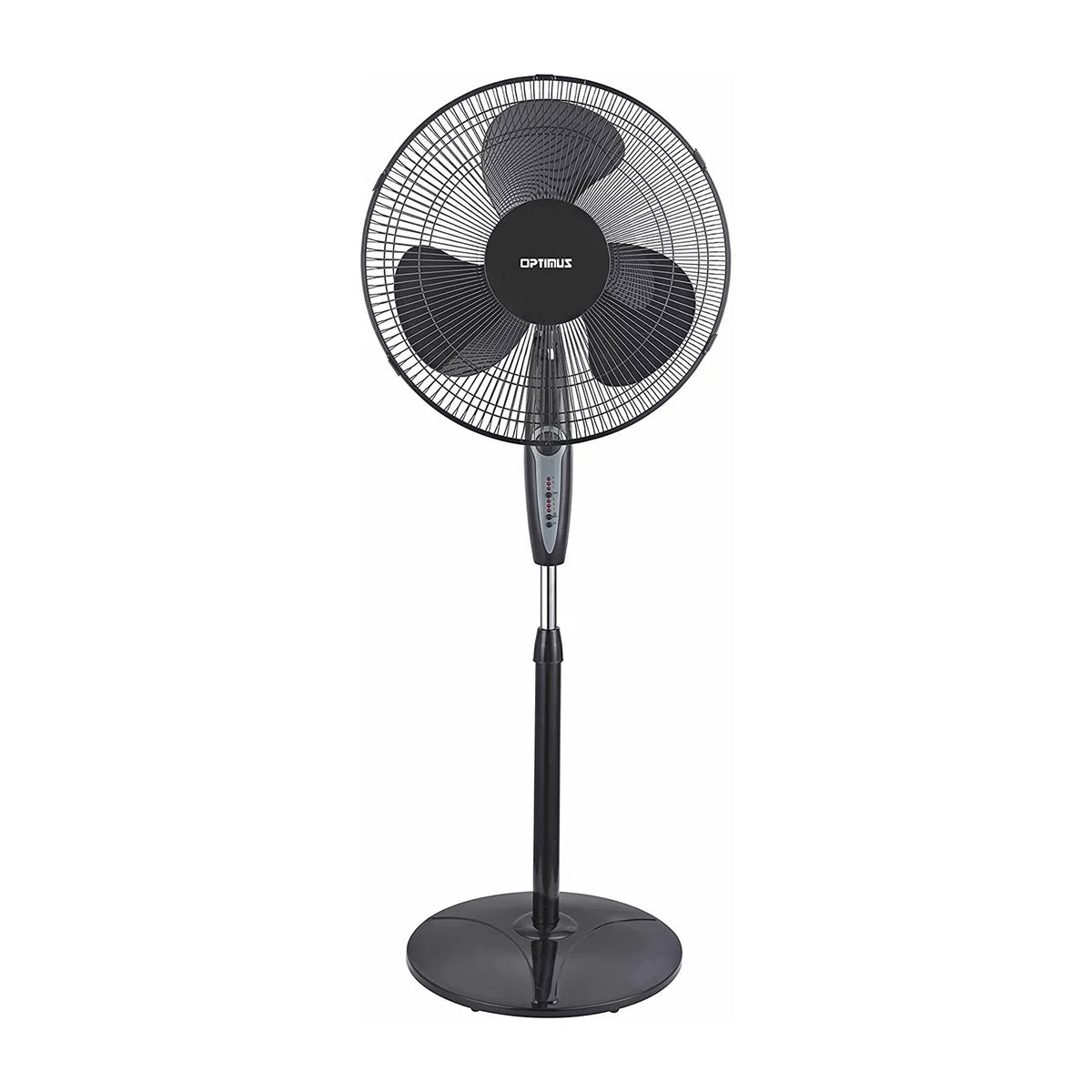 18 Inch Adjustable Height Oscillating Pedestal Fan, Black X772