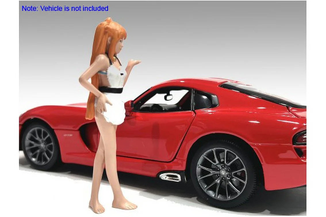 White 1/18 Scale Figurine A884092