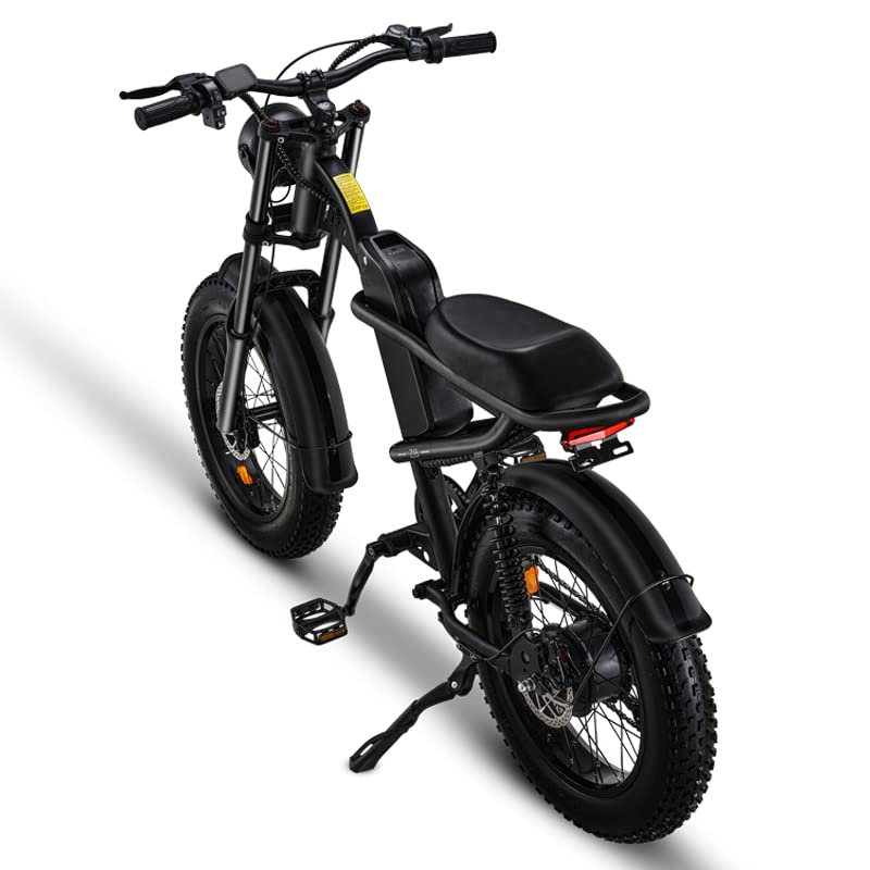1500W Electric Bike with Full Suspension, 20" Fat Tire, 31.2AH Battery Z3162