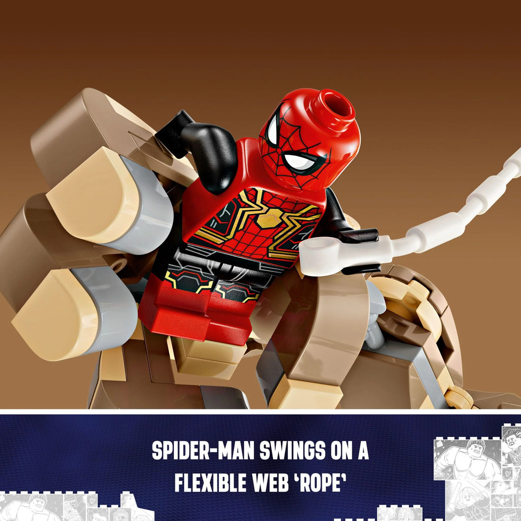 Spider-Man vs. Sandman Building Toy Set with Figure Z11509