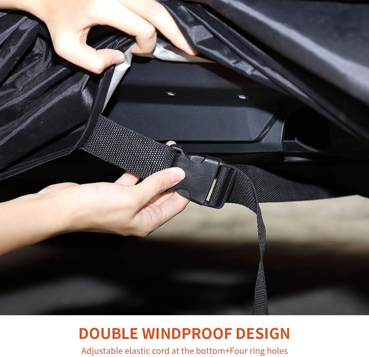 Waterproof UTV Covers Pack of 2 with Reflective Strip S123