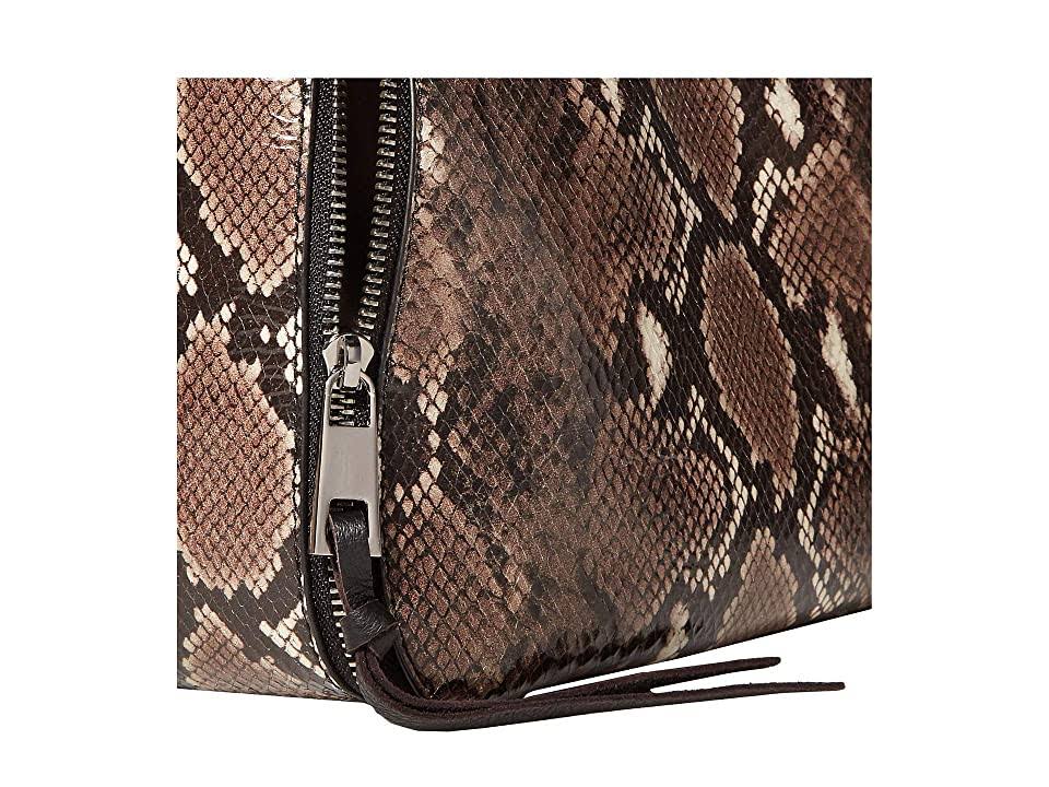 Taupe Python Large Crossbody Q274
