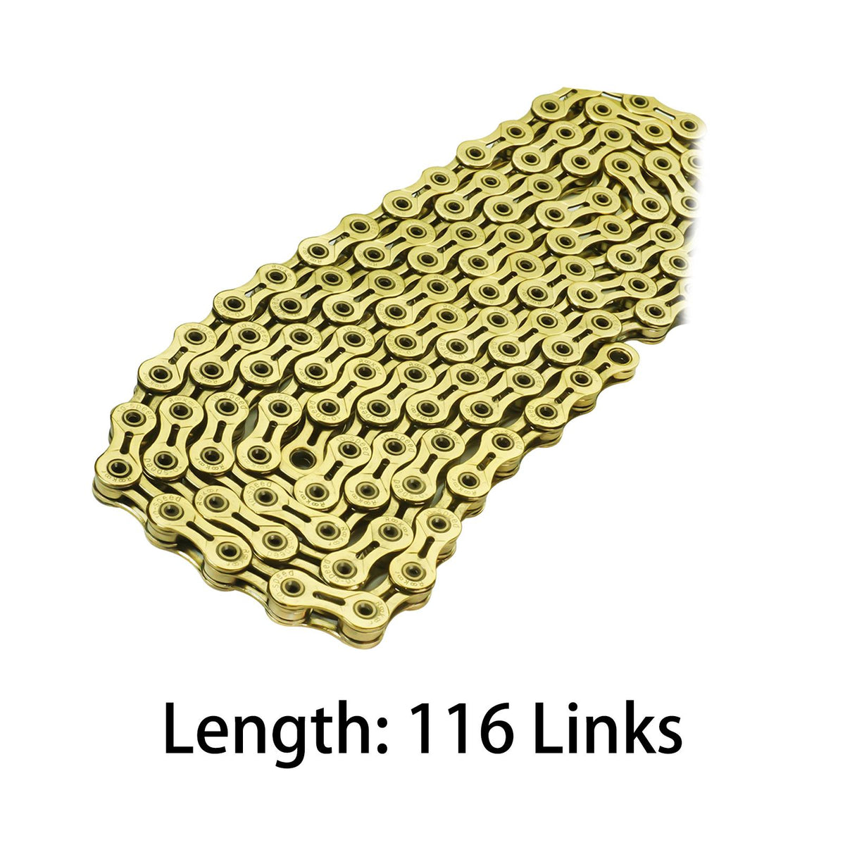 Yellow 116 Links Bicycle Chain A560