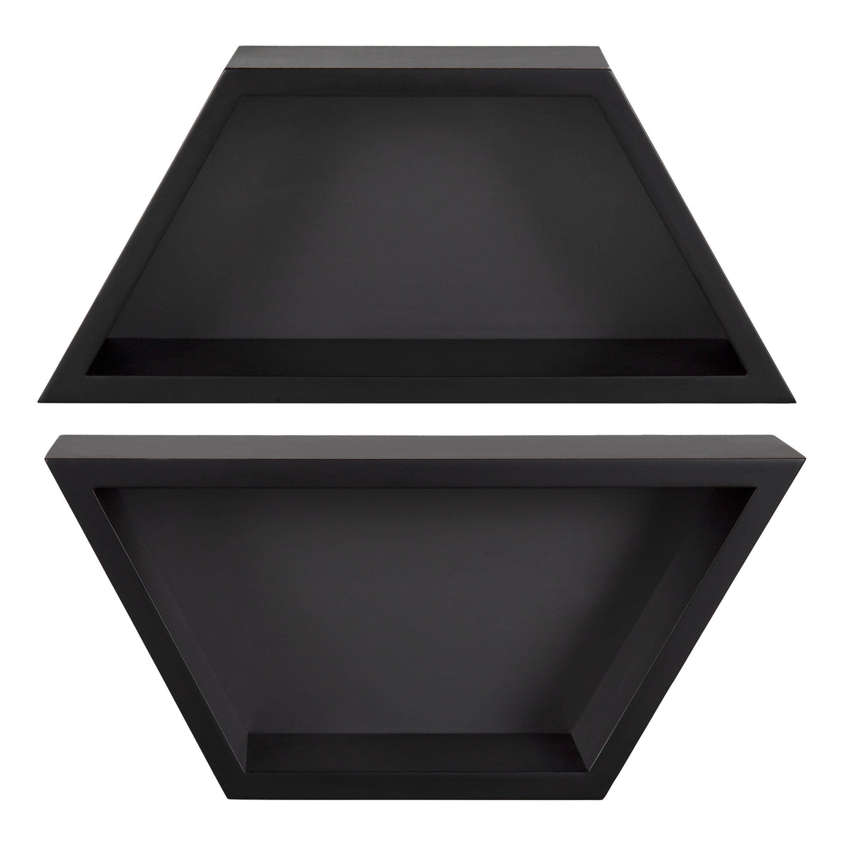 Black Wall Shelf Set of 2 K83037