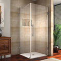 Chrome Frameless Square Shower Enclosure V58875