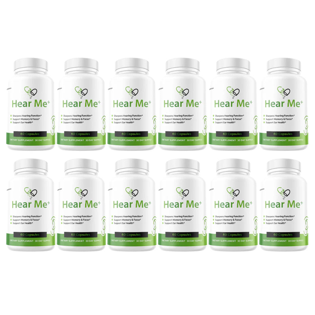 Hearing Relief Tinnitus Support Ear Health 12 Bottles I665