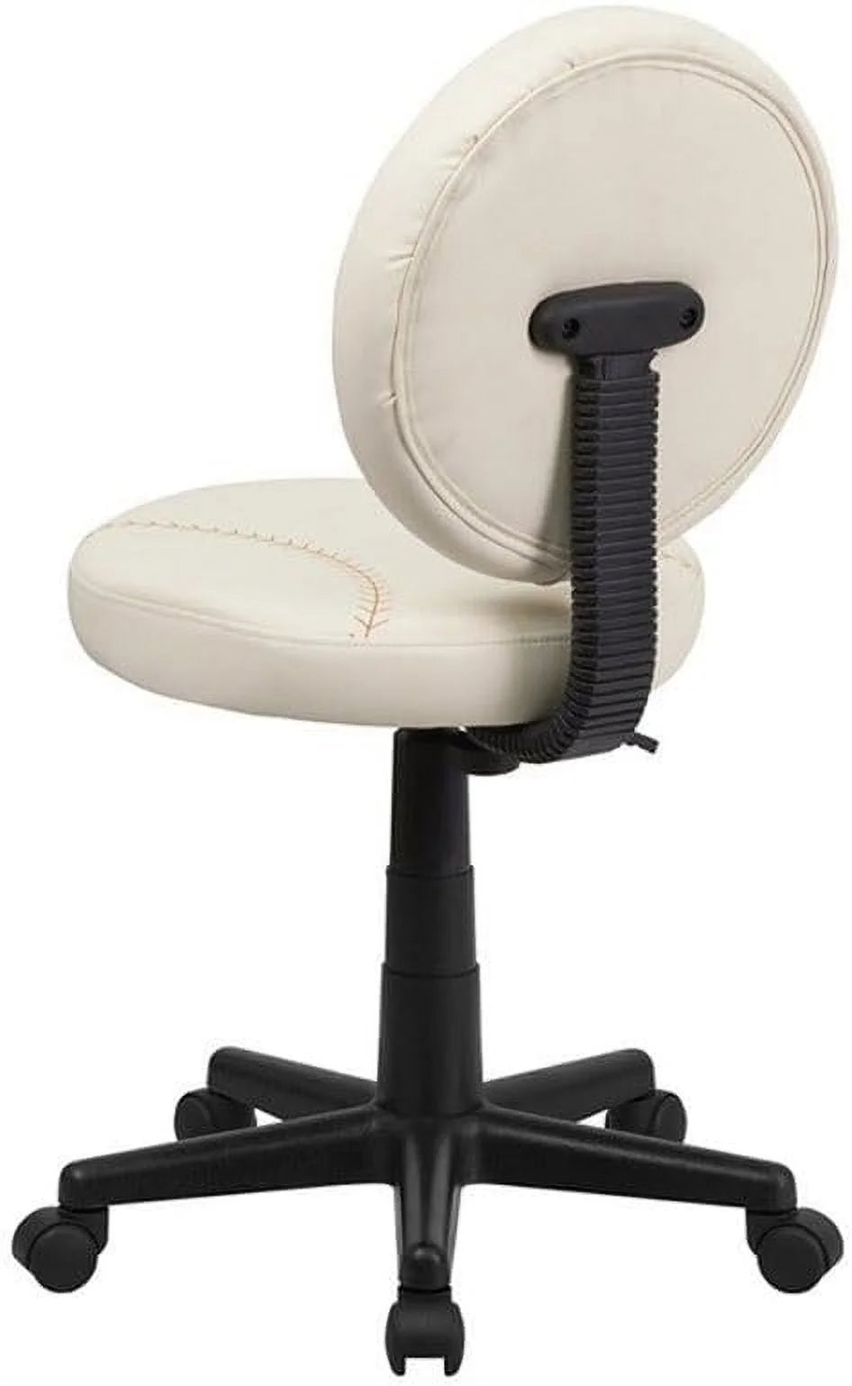 Cream Vinyl Swivel Office Task Chair L213669