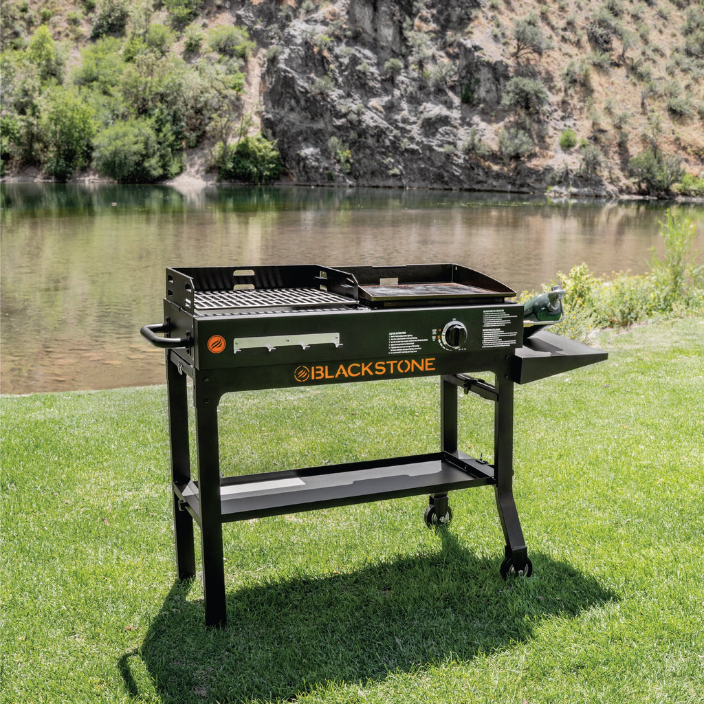 Propane Griddle and Charcoal Grill Combo D8917