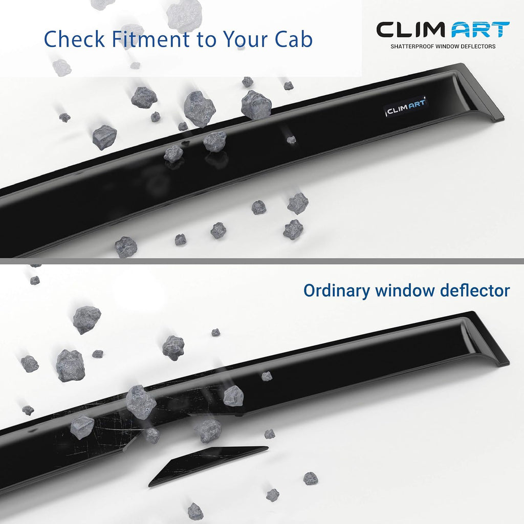 Dark Smoke Tape-on Window Deflectors 4 pcs A356379