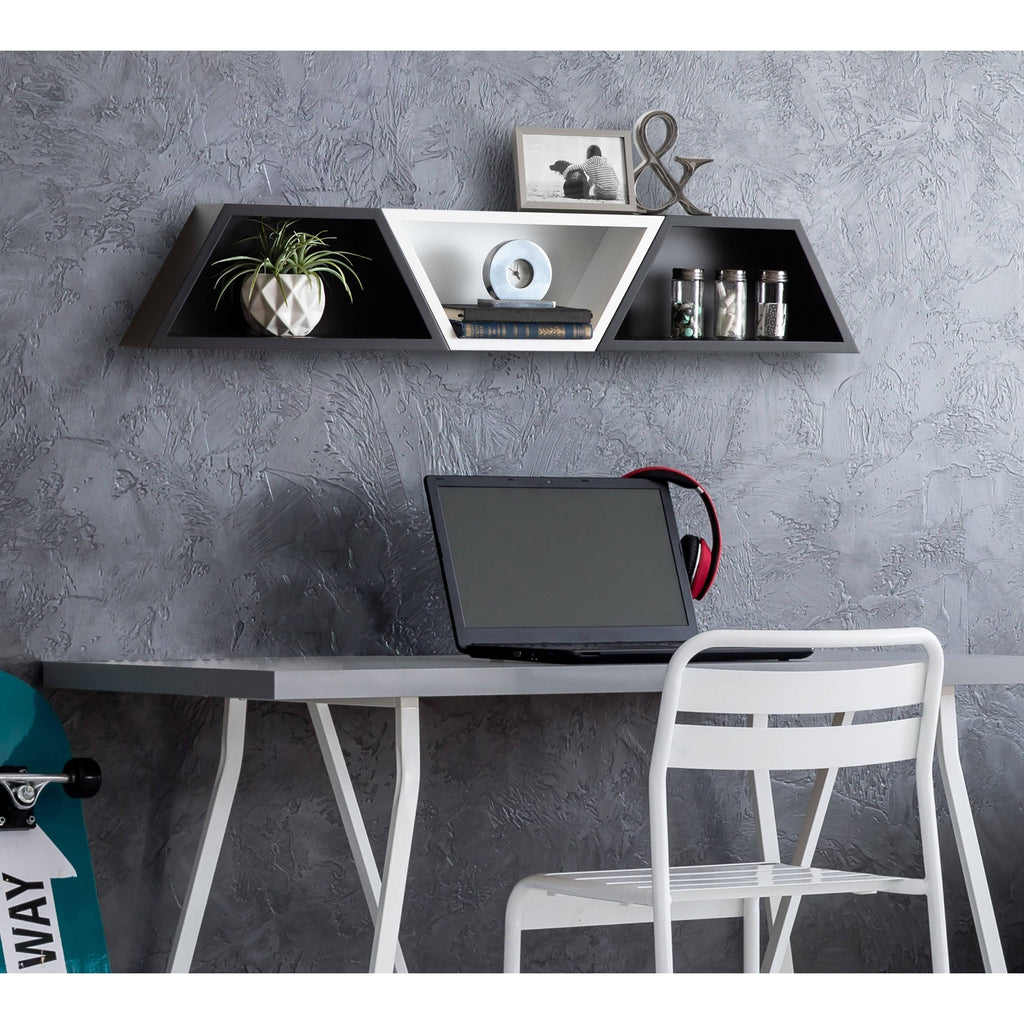 Black Wall Shelf Set of 2 K83037