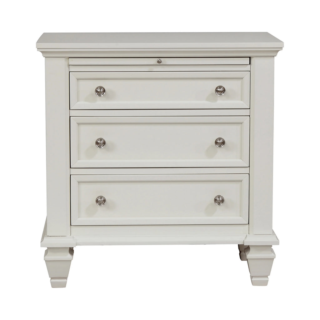 3-drawer Nightstand Cream White G734888